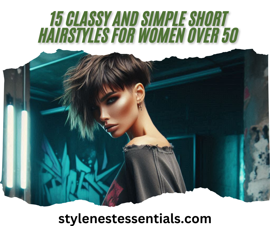 15 Classy and Simple Short Hairstyles for Women Over 50