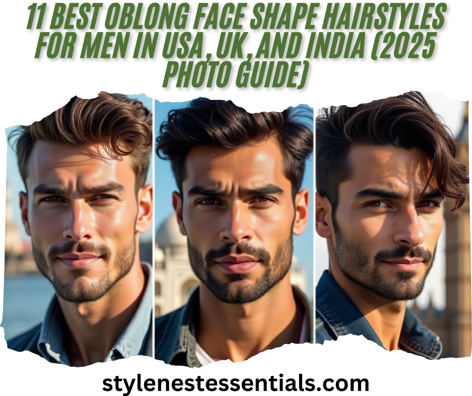 11 Best Oblong Face Shape Hairstyles for Men in USA, UK, and India (2025 Photo Guide)