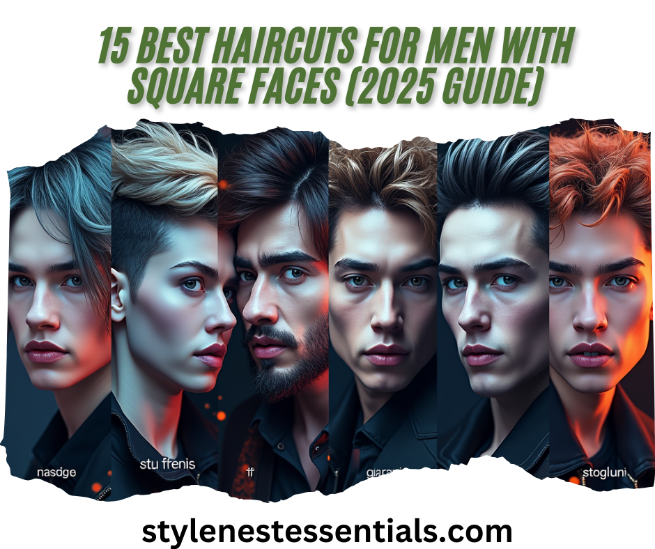 15 Besat Haircuts for Men with Square Faces (2025 Guide)