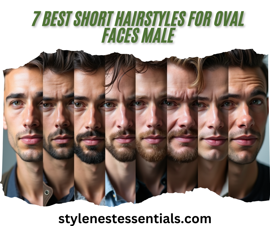 7 Best Short Hairstyles for Oval Faces Male