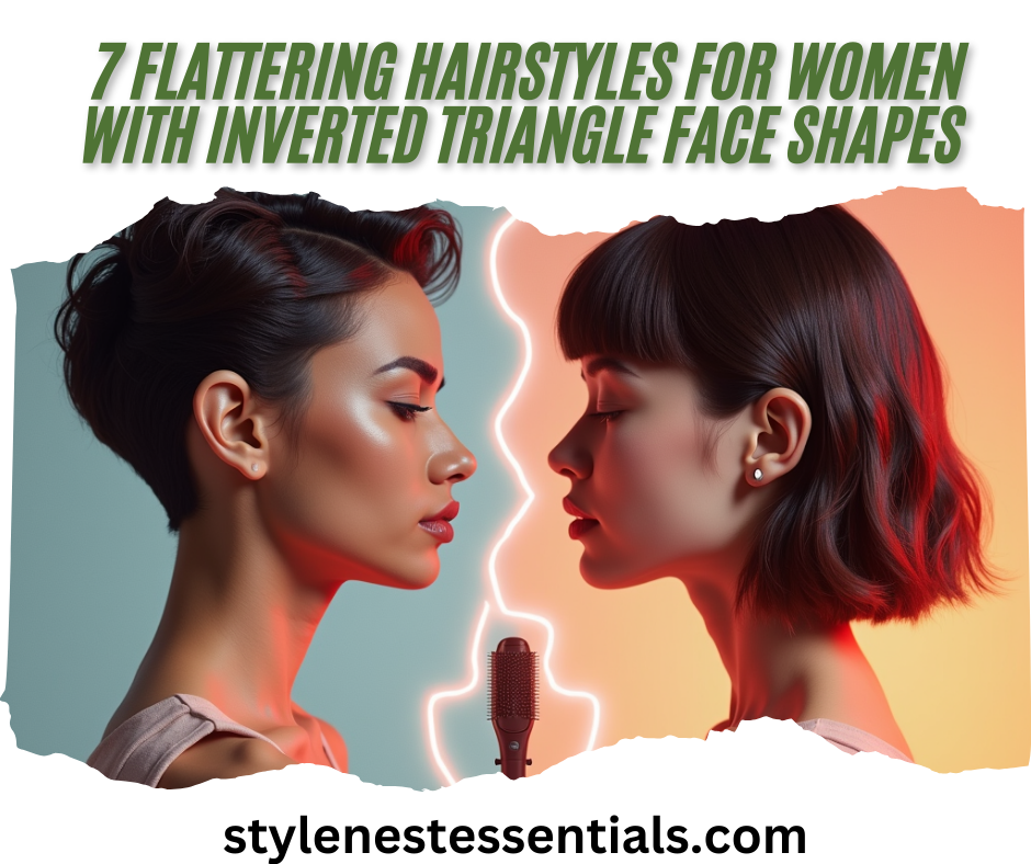 7 Flattering Hairstyles for Women with Inverted Triangle Face Shapes | 2025 Trends