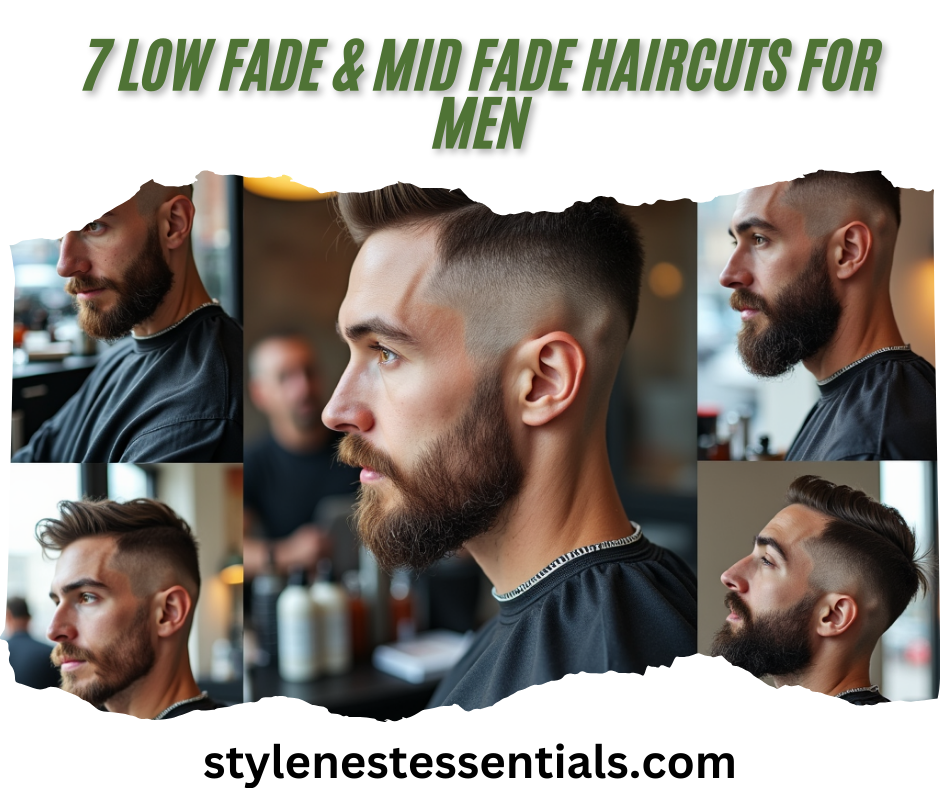 7 Low Fade & Mid Fade Haircuts for Men