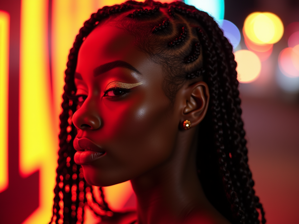 Braided Top with Buzzed Sides