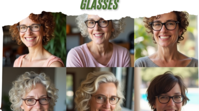 Medium Length Naturally Curly Hairstyles Women Over 50 With Glasses